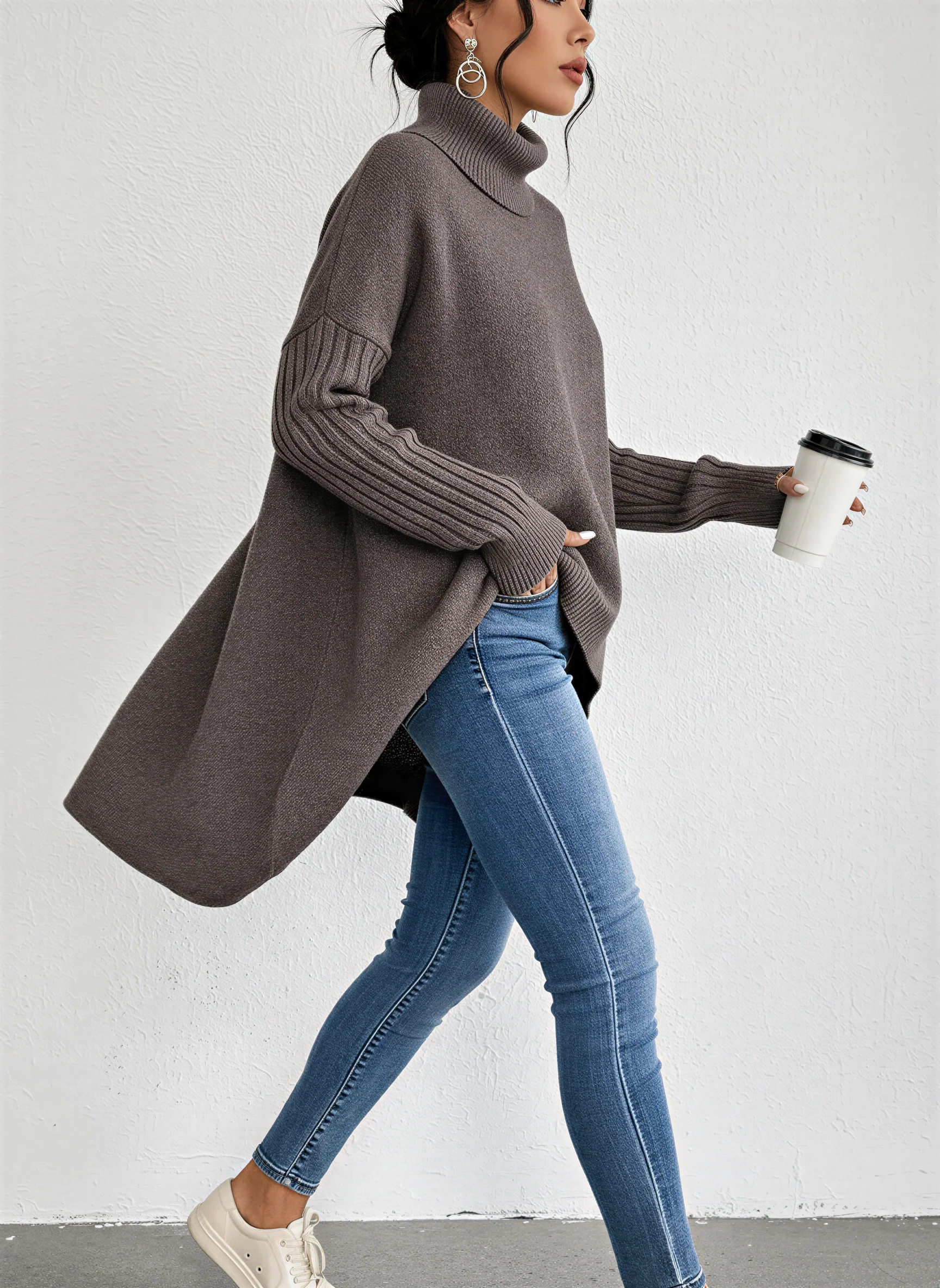 Jessica | Pull à col roulé pour femme | Tendance - Image 4