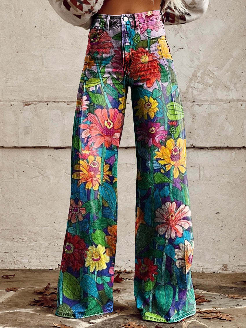 Joie | Pantalon taille haute pour femme | Fleurs - Image 4