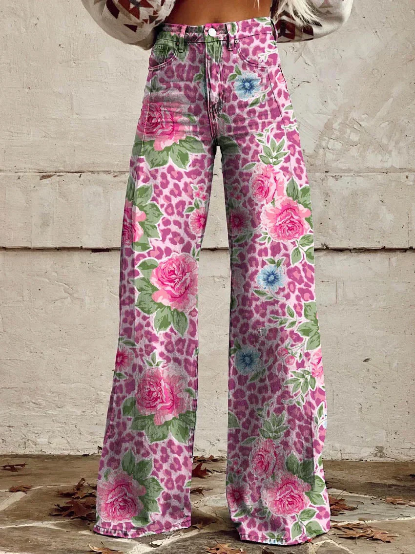 Joie | Pantalon taille haute pour femme | Fleurs - Image 6