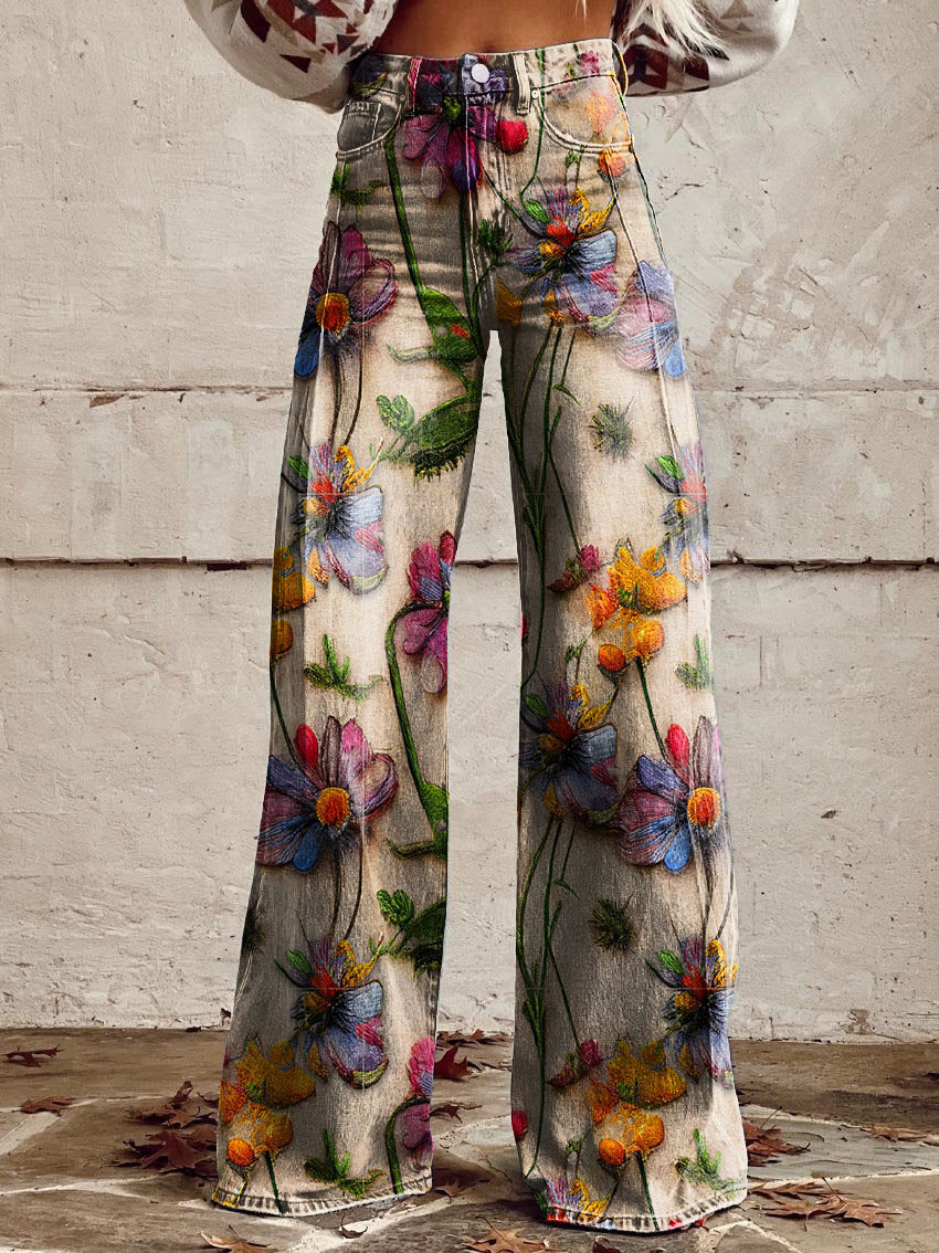 Joie | Pantalon taille haute pour femme | Fleurs - Image 9