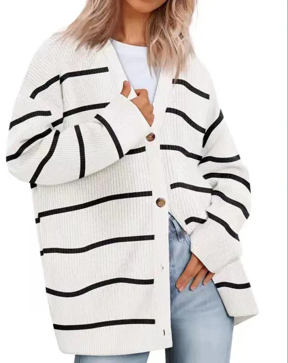 Louane | Cardigan à col en V pour femme | Tendance