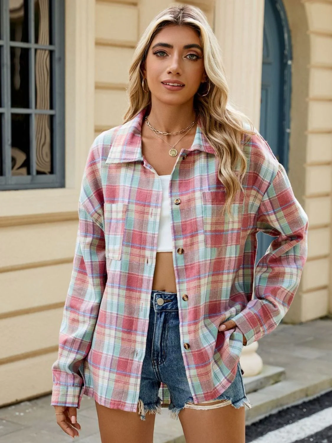 Louna | Chemise à manches longues pour femme | Oversize - Image 4