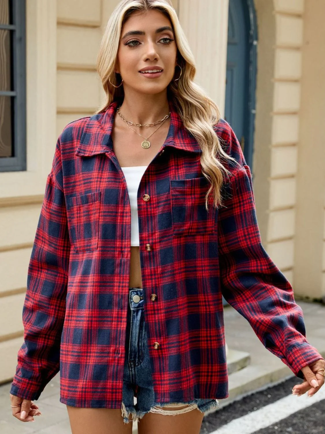 Louna | Chemise à manches longues pour femme | Oversize - Image 9