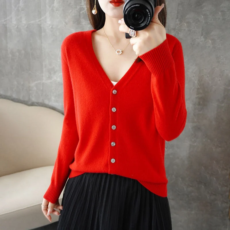Maud | Cardigan col V pour femme | Moderne - Image 8