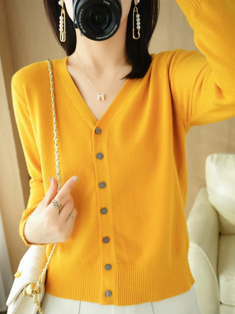 Maud | Cardigan col V pour femme | Moderne - Image 9