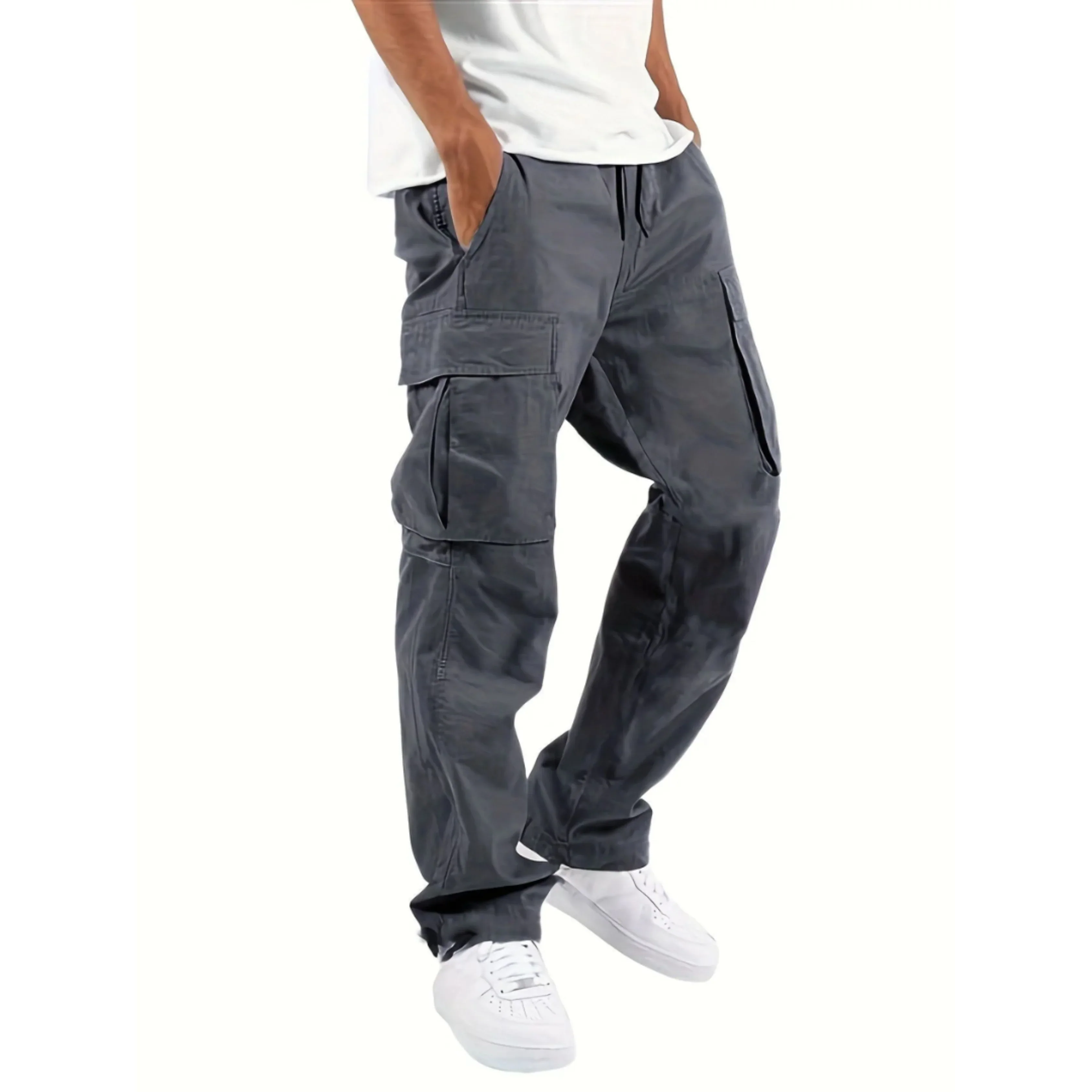 Hommes Pantalon Cargo | Coupe Droite Large - Image 3