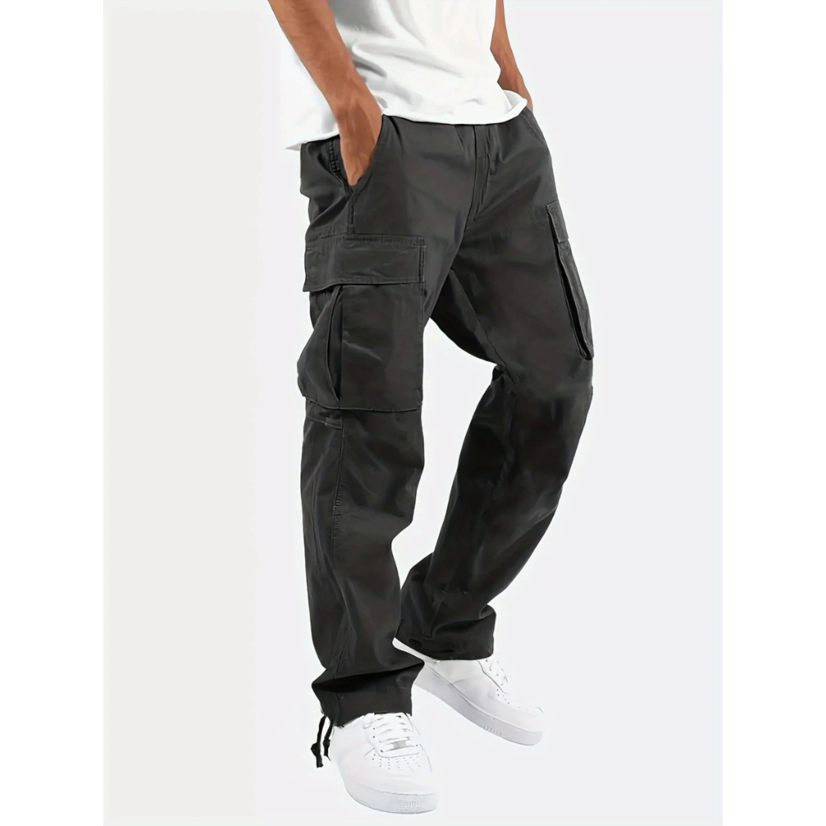 Hommes Pantalon Cargo | Coupe Droite Large - Image 6