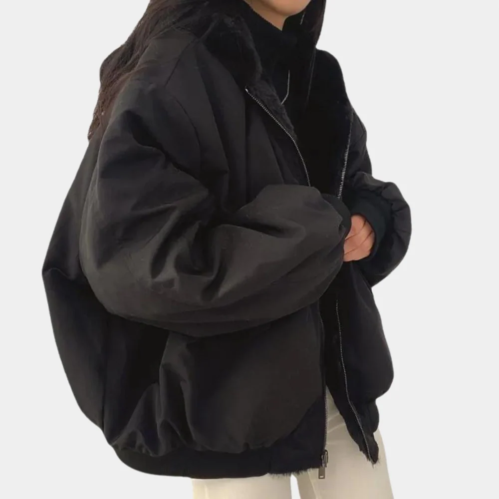 Olympe | Manteau d’hiver doublé avec capuche pour femmes - Image 6