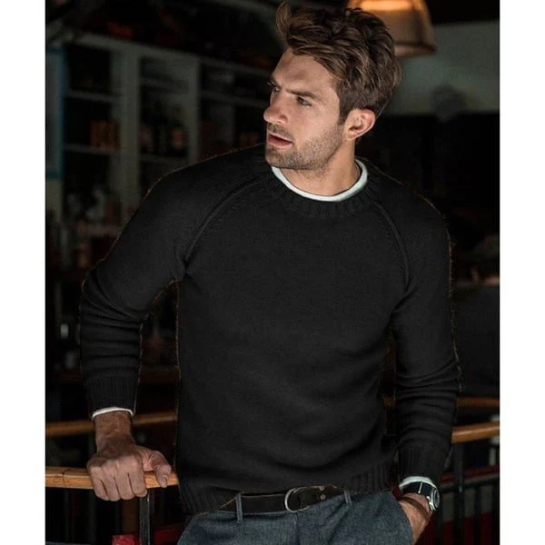 Roland | Pull à manches longues pour homme | Oversize - Image 2