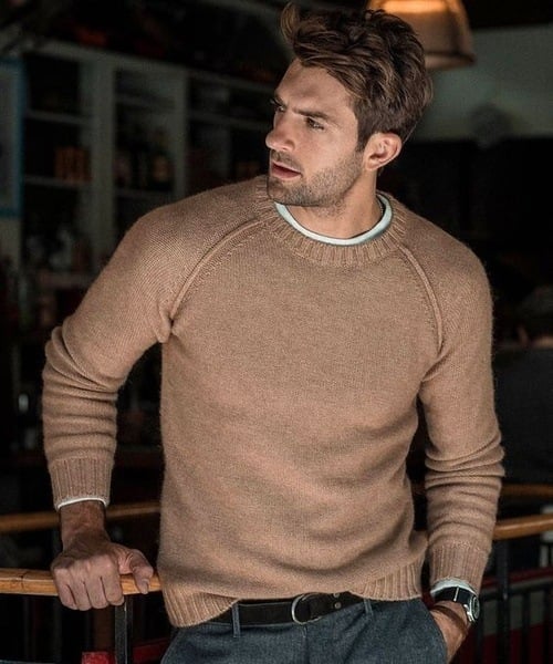 Roland | Pull à manches longues pour homme | Oversize - Image 4