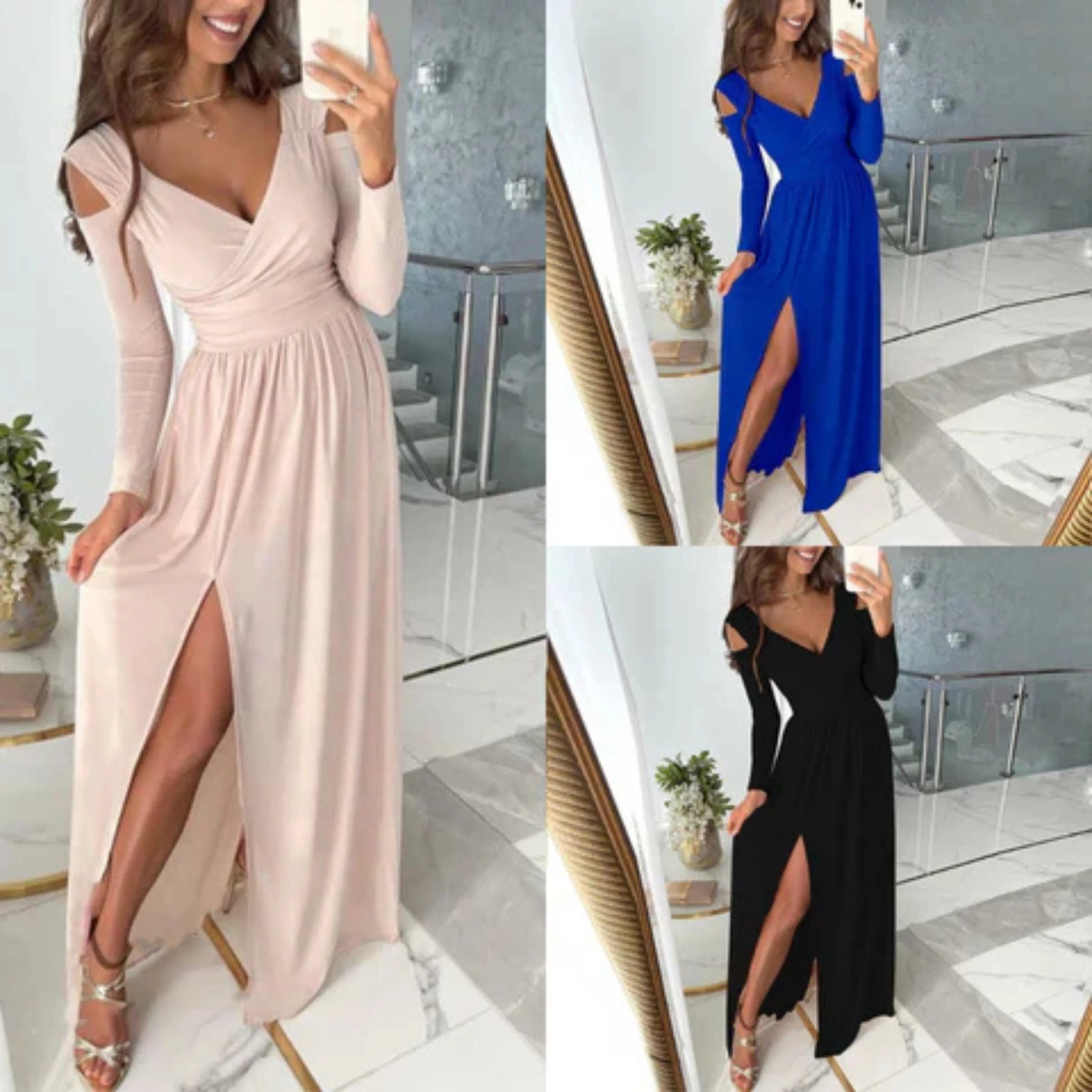Ysaline | Robe Femme | Élégance Longue et Raffinée - Image 6